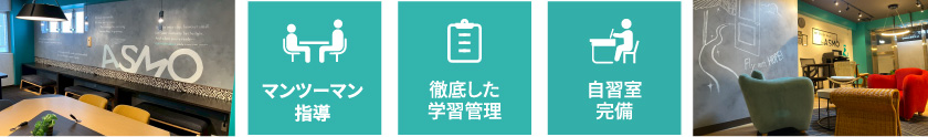 自慢の講師クオリティ 全国1100校舎で培った個別指導ノウハウ 無料て使える自習室完備